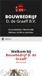 Mobile Screenshot of bouwbedrijfdegraaff.nl